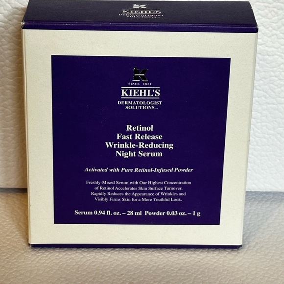 🆕 KIEHL’S Retinol Fast Release Wrinkle-Reducing Night Serum NIB / Sealed - Picture 4 of 9